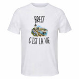 T-shirt de Sport Homme Brest c’est la vie