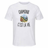 T-shirt de Sport Homme Chamonix c’est la vie