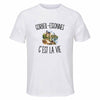 T-shirt de Sport Homme Corbeil-Essonnes c’est la vie