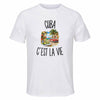 T-shirt de Sport Homme Cuba c’est la vie