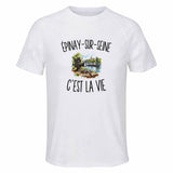 T-shirt de Sport Homme Épinay-sur-Seine c’est la vie