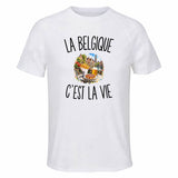 T-shirt de Sport Homme La Belgique c’est la vie