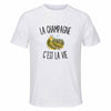 T-shirt de Sport Homme La Champagne c’est la vie