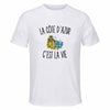 T-shirt de Sport Homme La Côte d’Azur c’est la vie
