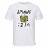 T-shirt de Sport Homme La Mayenne c’est la vie
