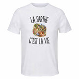 T-shirt de Sport Homme La Sarthe c’est la vie