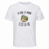 T-shirt de Sport Homme La Seine-et-Marne c’est la vie