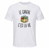 T-shirt de Sport Homme Le Cantal c’est la vie