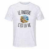 T-shirt de Sport Homme Le Finistère c’est la vie