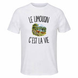 T-shirt de Sport Homme Le Limousin c’est la vie