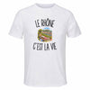 T-shirt de Sport Homme Le Rhône c’est la vie