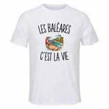 T-shirt de Sport Homme Les Baléares c’est la vie