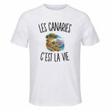 T-shirt de Sport Homme Les Canaries c’est la vie