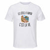T-shirt de Sport Homme Les Côtes-d’Armor c’est la vie