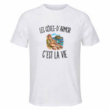 T-shirt de Sport Homme Les Côtes-d’Armor c’est la vie