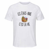 T-shirt de Sport Homme Les États-Unis c’est la vie