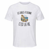 T-shirt de Sport Homme Les Sables-d’Olonne c’est la vie