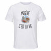 T-shirt de Sport Homme Megève c’est la vie