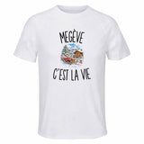 T-shirt de Sport Homme Megève c’est la vie