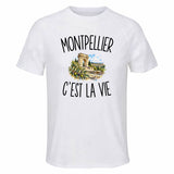 T-shirt de Sport Homme Montpellier c’est la vie