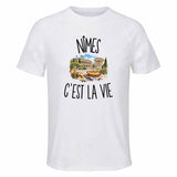T-shirt de Sport Homme Nîmes c’est la vie