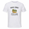 T-shirt de Sport Homme Pontault-Combault c’est la vie