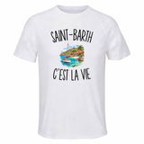 T-shirt de Sport Homme Saint-Barth c’est la vie