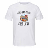 T-shirt de Sport Homme Saint-Jean-de-Luz c’est la vie