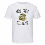 T-shirt de Sport Homme Saint-Priest c’est la vie