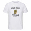T-shirt de Sport Homme Salon-de-Provence c’est la vie