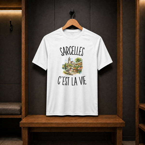 T-shirt de Sport Homme Sarcelles c’est la vie