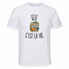 T-shirt de Sport Homme Sète c’est la vie
