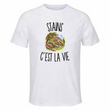 T-shirt de Sport Homme Stains c’est la vie