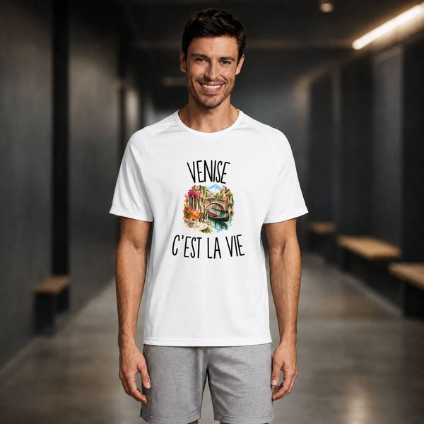 T-shirt de Sport Homme Venise c’est la vie