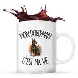 Mug Mon Doberman c'est ma vie