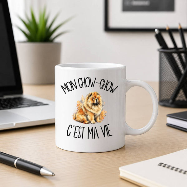 Mug Mon Chow-Chow c'est ma vie