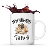 Mug Mon Bullmastiff c'est ma vie
