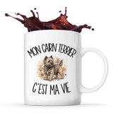 Mug Mon Cairn Terrier c'est ma vie