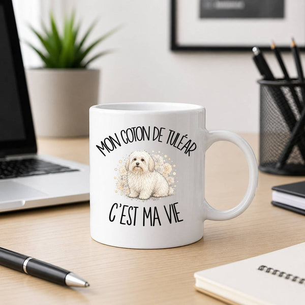 Mug Mon Coton de Tuléar c'est ma vie
