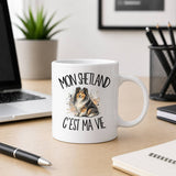 Mug Mon Shetland c'est ma vie