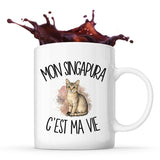 Mug Mon Singapura c'est ma vie