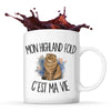 Mug Mon Highland Fold c'est ma vie