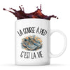 Mug La course à pied c'est la vie