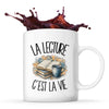 Mug La lecture c'est la vie