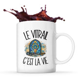 Mug Le vitrail c'est la vie