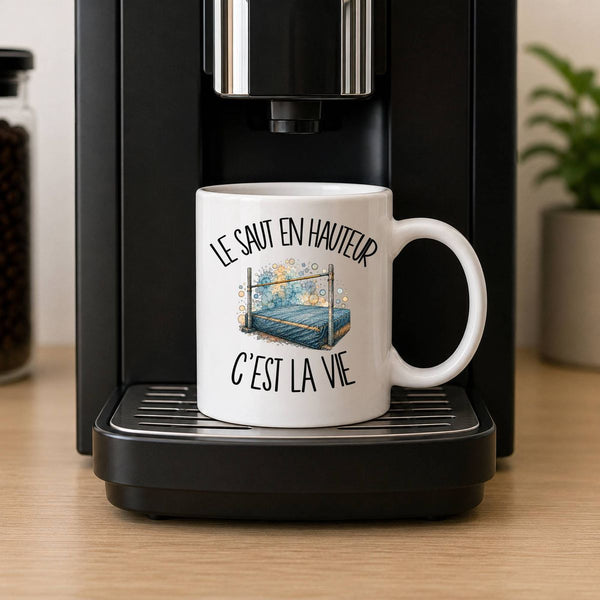 Mug Le saut en hauteur c'est la vie