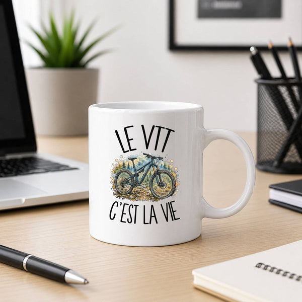 Mug Le VTT c'est la vie
