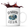 Mug La natation c'est la vie