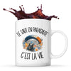 Mug Le saut en parachute c'est la vie