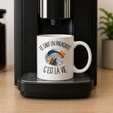Mug Le saut en parachute c'est la vie